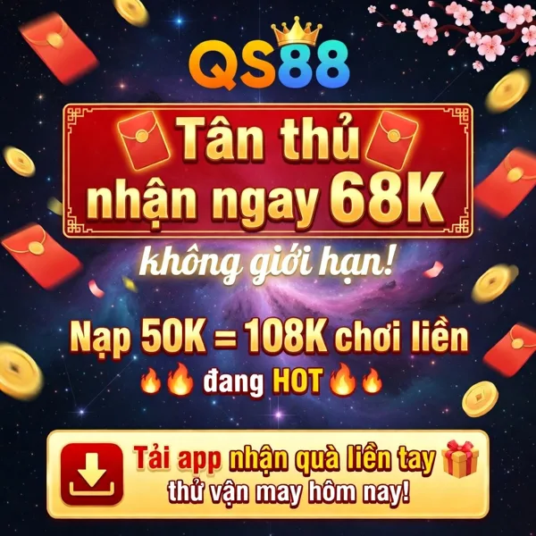 QS88 Thưởng Thành Viên Mới 100%